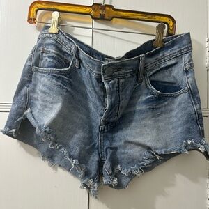 Free People denim jean shorts size 29 EUC